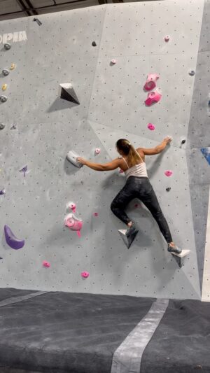 Meagan Martin Instagram - I knew recovering mentally from this miscarriage would be more difficult than the last one, but I did not foresee the difference that the physical recovery would bring. I’ve been back climbing for two weeks now and it feels so great to be able to move again!!! Trying to be patient as my skills take their time returning, but very pleased with this send today ☺️!!! @prana @soill @organicclimbing @frictionlabs