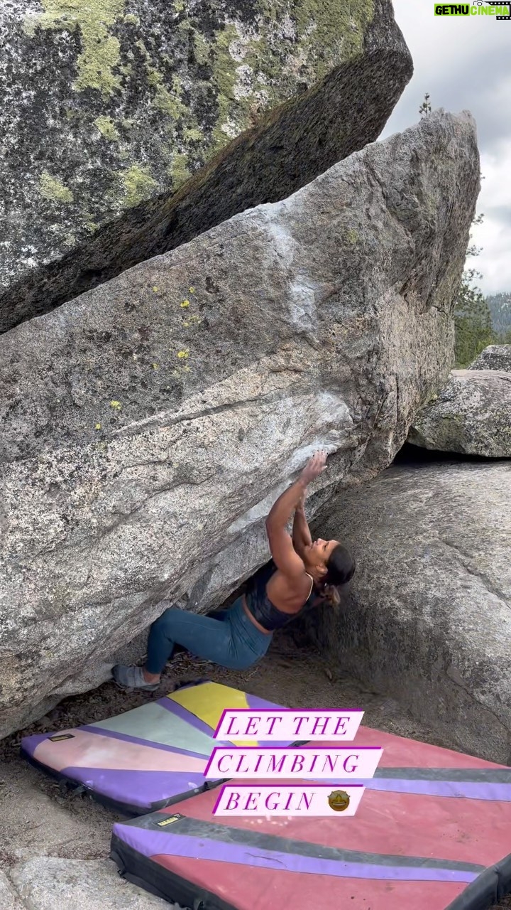 Meagan Martin Instagram - It was so lovely to have a chance to spend the day outside! I’ve been lucky enough to be able to keep climbing during this pregnancy. It was so cool to find some small and easy boulders that felt comfortable and safe for me to climb on ☺️!!! So far all of my @prana clothes still fit, so it was nice to get out in some new colors and prints of some of my faves like the Becksa 7/8 and the momento crop! #prAnaAdventurer