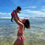 Meagan Martin Instagram – Throwback to spending time in Kauai with my adorable niece 🥰!!! Can’t wait for more days in the water! Summer Wave 👙by @prana!!!