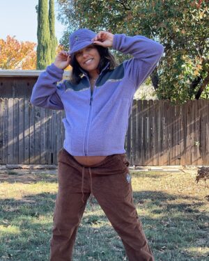 Meagan Martin Instagram - How it started vs. How it’s going
@prana edition! 

My journey with @prana first started back in 2003. This first photo is from an old PCA comp (iykyk) 20 years later and I’m about to step into a new phase of life. The originals line is one that sparks so much nostalgia for me. A time when climbing was a much smaller sport/community than it is today. Though I’d love to be galavanting out in the mountains in these new threads, long car rides are no fun in the third trimester for me. Excited for the cooler temps to go for walks and hang out in my backyard in these cool new styles that pay homage to the originals! Just a millennial over here trying to do a backyard photoshoot. Gen Z would probably be embarrassed as well as whatever generation my little one is gonna be a part of 😂! #prAnaPartner #prAnaAdventurer