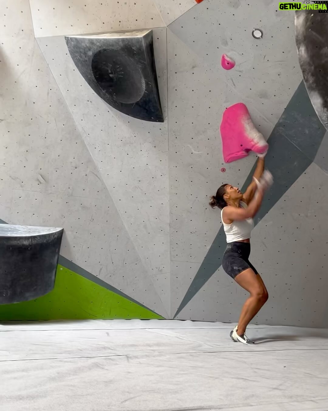 Meagan Martin Instagram - Had a fun girls climbing day with these lovely ladies over the weekend and @lizzyasher who joined us a bit later! Lots of laughs, try hard, and mysterious pelvis moments 😂! This was the first time I left my baby to go do something for myself. Of course I felt stressed before, mainly because my little bear has yet to take a bottle, but I left one with dad just in case. Of course it was smooth sailing for the boys and @davewetmore1 even sent me an adorable stroller pic while I was away. I’m absolutely loving how great climbing feels each time I’m in the gym, still blows my mind what women’s bodies are capable of! Felling especially great to be able to jump around again! Thanks @garrettgregor for the classic group photo! @soill @organicclimbing @frictionlabs