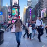 Meagan Tandy Instagram - Who just made a fool of themselves in Timesquare? Me #timesquare #newyork #trending #fyp #viral 😆