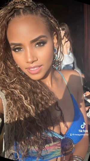 Meagan Tandy Instagram - In my summertime era. #transition #beforeandafter