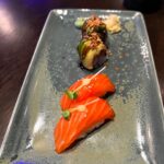 Meagan Tandy Instagram – Num Num. Had a much needed catch up lunch with two of my favs. We went to this new spot  @sushipalacehollywood 💃🏽 The vibe inside the place was 🔥 The staff was 🔥 and my favorite, the Toro belly Nigiri, as per usual,  insane 🔥. The gyoza [[insert chefs kiss here]]. The best part? Enjoying the cuisine with @nationsfilm and @dottidol . Who woulda thought a wolf show would bring about some of my dearest friendships and connects ❤️ ✨