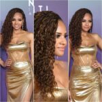 Meagan Tandy Instagram - Thank you @naacpimageawards ✨ My first time at this prestigious event celebrating Us🤎✨ #naacpimageawards #naacpawards • Makeup : Me 💁🏽‍♀️ Fit: @sherrihill Braid Extensions: @kkays_studio