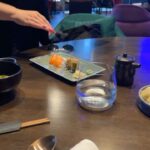 Meagan Tandy Instagram - Num Num. Had a much needed catch up lunch with two of my favs. We went to this new spot @sushipalacehollywood 💃🏽 The vibe inside the place was 🔥 The staff was 🔥 and my favorite, the Toro belly Nigiri, as per usual, insane 🔥. The gyoza [[insert chefs kiss here]]. The best part? Enjoying the cuisine with @nationsfilm and @dottidol . Who woulda thought a wolf show would bring about some of my dearest friendships and connects ❤️ ✨