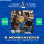 Meaghan Rath Instagram - Thank you so much @thecdnacademy for our 6 nominations! I am so so proud of this show and this team, and ready to celebrate from now til the end of time.