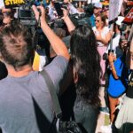 Meaghan Rath Instagram - Hey hey, Ho Ho, Corporate greed has got to go! ✊🏽 @sagaftra