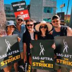 Meaghan Rath Instagram - Hey hey, Ho Ho, Corporate greed has got to go! ✊🏽 @sagaftra