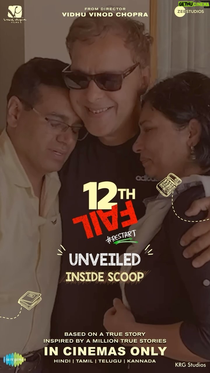 Medha Shankar Instagram - A magical moment that shaped the emotional core of 12th Fail! ππ» Book your tickets today! π (Link in bio) #ZeroSeKarRestart Watch #12thFail IN CINEMAS ONLY, a film inspired by a million true stories. ππ₯ @vidhuvinodchoprafilms @zeestudiosofficial @vikrantmassey @anantvjoshi @anshumaan_pushkar #VikasDivyakirti @arsgeeta @itsharishkhanna @priyanshuchatterjee @moitrashantanu @swanandkirkire @saregama_official @krgstudios