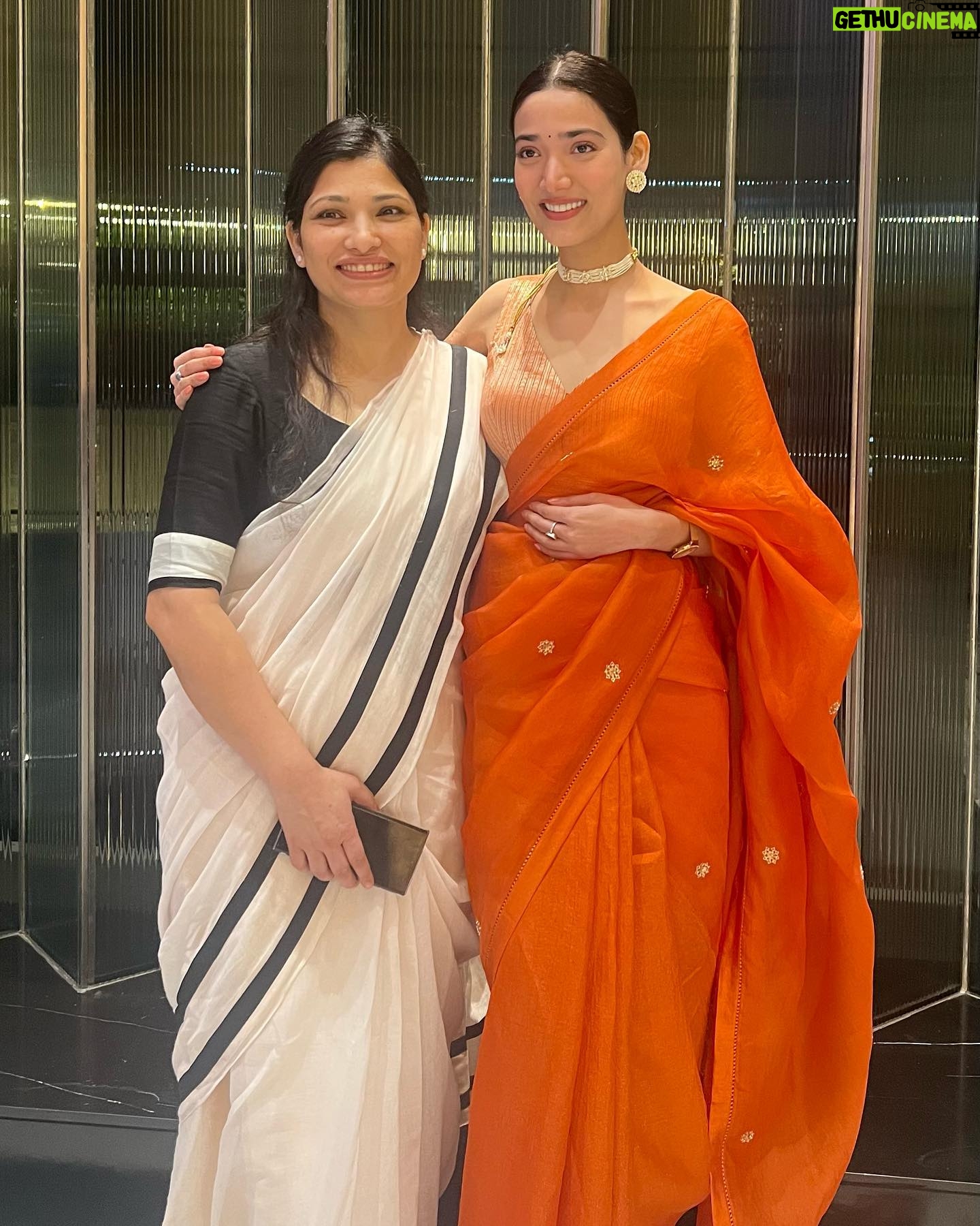 Medha Shankar Instagram - For years a poem has resonated with me and then I met you, Shraddha ma’am. Someone who holds true to each and every word of it. ‘I want to apologise to all the women I’ve called pretty before I’ve called them intelligent or brave. I’m sorry I made it sound as though something as simple as what you’re born with is the most you have to be proud of, when your spirit has crushed mountains. from now on I will say things like, you’re resilient or you’re extraordinary. not because I don’t think you’re pretty, but because you’re so much more than that.’ -Rupi Kaur Shraddha Ma’am, You are that rare person, whose pure aura and strong character precedes her beauty, success and everything else. I feel fortunate that through ‘12th Fail’ I got the opportunity to know you so deeply that I will always carry a part of you in my heart now. Every time someone asks me “Are you anything like the character Shraddha”, I am flooded with emotions and can talk endlessly about what an incredible woman you are; how you have inspired me and how I’m merely trying to be more like you everyday. Your soft heart and nerves of steel is what makes you, you! To be an incredible soul, a successful woman and a silent force behind the man you love- it’s what dreams and films are made of! Thank you for leaving a strong imprint on my life and making an entire generation believe in the power of true love. “Ek Shraddha toh main bhi deserve karta hun”- this meme has gone viral for all the right reasons. Insan ki life mein ek ‘Shraddha’ ho toh vo kya nahi kar sakta! Thank you for being such a strong source of inspiration for me and many others. I love you. Aapki choti Behen for life, Medha Shankr @shraddha.jsharma @drmanoj_kumarsharma.ips