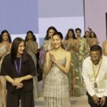 Medha Shankar Instagram - It was an incredible experience walking as the showstopper for @geishadesigns and @lakmesalon at @lakmefashionwk in partnership with @fdciofficial March 2024. Discover ‘The Elemental Symphony’ - Drawing inspiration from the fundamental elements of nature—Earth, Fire, Water, Air, and Cosmos. #GeishaDesigns #ParasAndShalini #WithLoveFromGeisha #SpringSummer24 #LakmeSalonBackstageHeroes #ElementalSymphony #LakmeSalon #RunwayToEveryday #LakmeFashionWeekxFDCI #LakmeFashionWeek #LFWxFDCI #LFW #FDCI