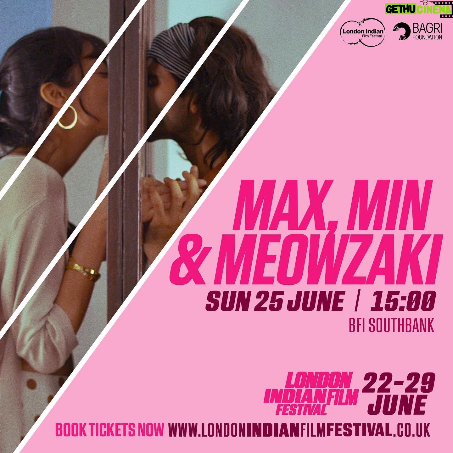 Medha Shankar Instagram - London Folks! Our film ‘Max, Min and Meowzaki’ is playing at the London Indian Film Festival @loveliff on June 25th. Come watch with your loved ones, I assure you, you’ll leave with a full heart. Max, Min and Meowzaki- A Film about Folks, Feelings and Felines. @loveliff #loveliff #maxminandmeowzaki #internationalfilmfestival @caryrajinder @ssoproductions @iamsameksha @itsshaeloswal @theopeniris @sidmenon1 @_adilhussain @mandirabedi @nafisaalisodhi @vidhatribandi @kameelanasser @elisha_mayor @mithila.hegde @tyagi_monika @thezerothdraft @rohitdubey1918 @trishaanandshubhamcasting @kavipandit @thetrishaan