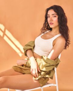 Medha Shankar Instagram - Breezing through life like a tornado🌪️ Photographer @tejasnerurkarr Stylist @mohitrai HMU @makeupwali @hairbysurekhanivate