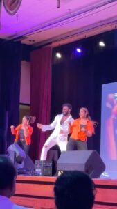 Meera Anil Instagram - Posting this video on popular demand..! It was a random send..so sorry for the clarity..!!! It was after 10 long years I got a chance to dance on stage..! And so happy that I shared stage with my hero @siju_wilson..the rockstar and @dhanya_maryvarghese ..my sweetheart..!!! #all through AMERICA we got immense reviews for the performance..!❤️❤️❤️❤️⭐️⭐️⭐️⭐️⭐️⭐️⭐️ Thanks US#ORLANDO#MIAMI#JACKSONVILLE#ATLANTA#PHILADELPHIA#HOUSTON#NEWYORK❤️❤️❤️❤️❤️❤️❤️ ##lastsharefromUSSSHOW❤️❤️❤️