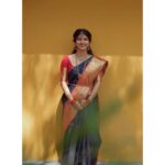 Meetha Raghunath Instagram – Sarees of my Wedding.

Part 2 – The Wedding! 

1. The blue and red silk saree with golden zari – As a family we love single colour solid bodied sarees with traditional borders. My mom got this for herself first but I flicked it from her for the pre wedding ceremony and I’m glad I did. This is also from Anya.
2. The cream tissue silk saree with a green pallu – I only wanted to wear sarees for any occasion associated with the wedding. I found this gorgeous saree that’s tissue silk and has a beautiful green pallu. Wearing a sleeveless green blouse, I sorigified (read tucked in) the pallu and danced away at the cocktail party. I got this from Anya (again). 
3. The cream silk saree with orangish red thread worked border – This is one of the first sarees I ever got. We went to Mahaveers Coimbatore just to see sarees with no intention of buying any immediately but as soon as I saw this I knew this was it. Red and white are traditional Badaga colours and I couldn’t have asked for anything better.
4. The pink silk saree with a green border – My mom and sister had selected this from Nalli in T Nagar when I was promoting Good Night. I went in after work and loved it when I saw it because it has such a distinct tone of pink to it with impeccable zari work. 

We wanted the engagement and the wedding to be a super chill intimate party. So I draped my own sarees, did my own hair and make up and got ready before the rest of the family.( Also I had my mom and sister for any help I needed, so 🌝) I also wore kannadi valayals (glass bangles) because I love them! 

I love it when I know where someone got a piece of clothing I like from. So this me sharing where I got my wedding sarees from. This is not an ad, nobody is paying me for it. I love the sarees I got for my wedding and I’m really grateful for them. I hope you get to wear all that you love and enjoy too🌻

Thank you for your time! 

@weddingsbyvasanth