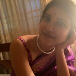 Meetha Raghunath Instagram – It was wear your grandmother’s saree to work day 💜

Ft. @purvaraghunath ‘s favourite song that I have now appropriated as my own new favourite song :p