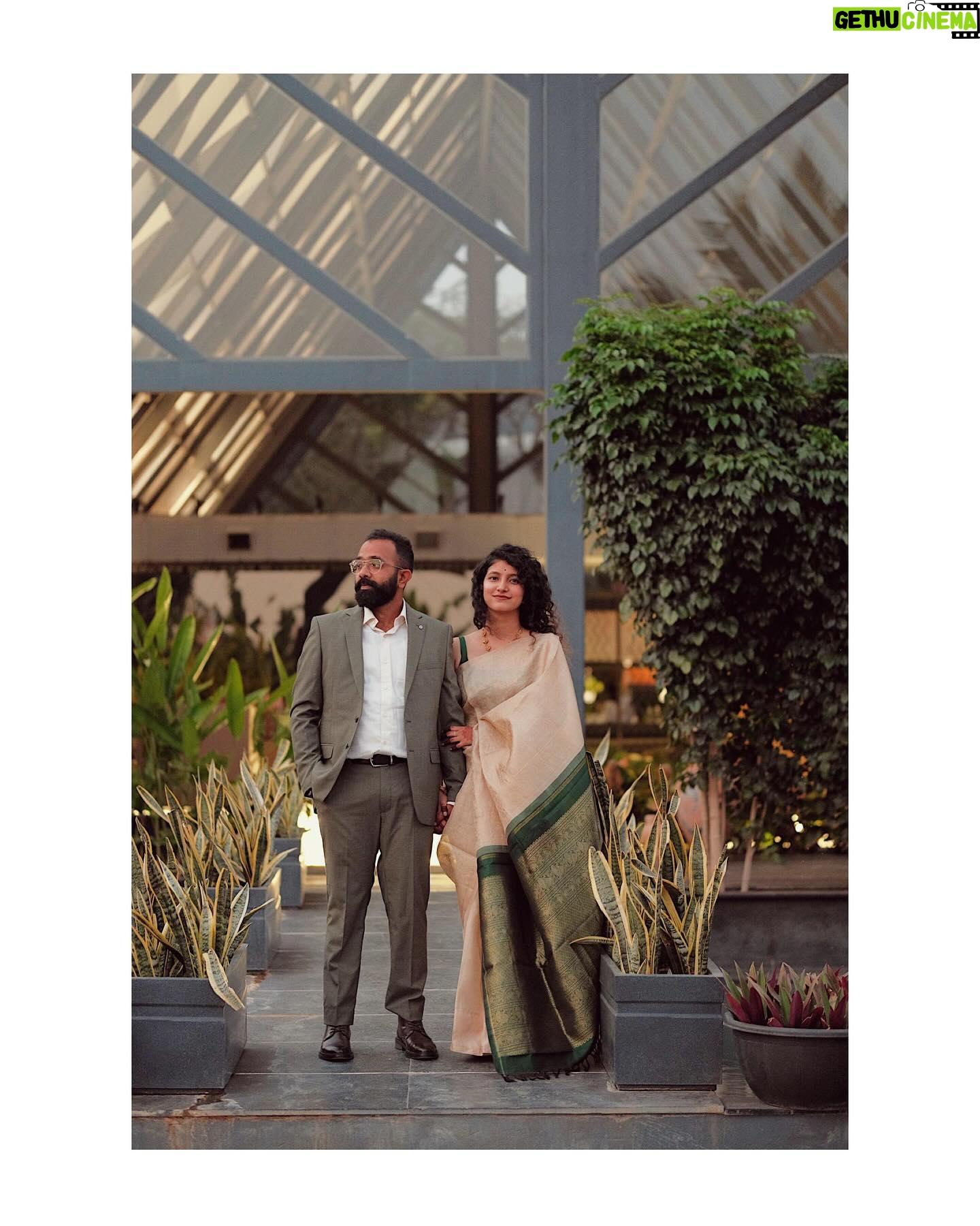 Meetha Raghunath - 181K Likes - Sarees of my Wedding.
Part 2 - The Wedding!
1. The blue and red silk saree with golden zari - As a family we love single colour solid bodied sarees with traditional borders. My mom got this for herself first but I flicked it from her for the pre wedding ceremony and I’m glad I did. This is also from Anya.
2. The cream tissue silk saree with a green pallu - I only wanted to wear sarees for any occasion associated with the wedding. I found this gorgeous saree that’s tissue silk and has a beautiful green pallu. Wearing a sleeveless green blouse, I sorigified (read tucked in) the pallu and danced away at the cocktail party. I got this from Anya (again).
3. The cream silk saree with orangish red thread worked border - This is one of the first sarees I ever got. We went to Mahaveers Coimbatore just to see sarees with no intention of buying any immediately but as soon as I saw this I knew this was it. Red and white are traditional Badaga colours and I couldn’t have asked for anything better.
4. The pink silk saree with a green border - My mom and sister had selected this from Nalli in T Nagar when I was promoting Good Night. I went in after work and loved it when I saw it because it has such a distinct tone of pink to it with impeccable zari work.
We wanted the engagement and the wedding to be a super chill intimate party. So I draped my own sarees, did my own hair and make up and got ready before the rest of the family.( Also I had my mom and sister for any help I needed, so 🌝) I also wore kannadi valayals (glass bangles) because I love them!
I love it when I know where someone got a piece of clothing I like from. So this me sharing where I got my wedding sarees from. This is not an ad, nobody is paying me for it. I love the sarees I got for my wedding and I’m really grateful for them. I hope you get to wear all that you love and enjoy too🌻
Thank you for your time!
@weddingsbyvasanth