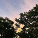 Meetha Raghunath Instagram - I wonder what love is. Is it watching the world together, And seeing the same sky? Maybe that is what love is - Purple skies and a matter of time. 🌤