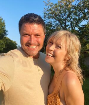 Meg Maley Instagram - I’m already engraving this date in his brain for the future. He’s got one year of Say Yes to the Dress on repeat, lessgo! ❤️
