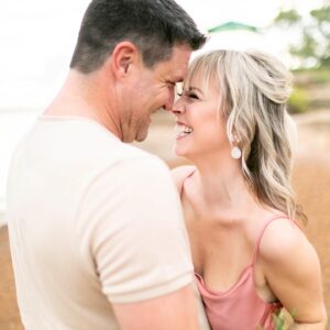 Meg Maley Instagram - We swore we couldn’t have those look-lovingly-in-eachothers-eyes photos but @randimichelleweddings is magic. 💍
.
.
.
📸: @randimichelleweddings 
HMUA: @muah_jessicastoughton 
Planning: @southern_enchantments 
Florist: @katiebugflorals
#engaged #bridetobe #2021bride #wedding #njwedding #njbride