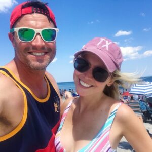 Meg Maley Instagram - Yep, we’re still over here dating.. just at the beach.✌️