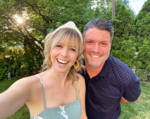 Meg Maley Instagram - The faces of planning a wedding...or in his case, the face thats prepping for the cake tasting. Send wine. 💅🏻🥰