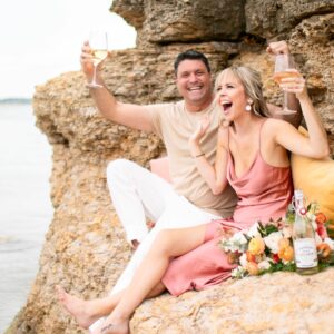 Meg Maley Instagram - We swore we couldn’t have those look-lovingly-in-eachothers-eyes photos but @randimichelleweddings is magic. 💍
.
.
.
📸: @randimichelleweddings 
HMUA: @muah_jessicastoughton 
Planning: @southern_enchantments 
Florist: @katiebugflorals
#engaged #bridetobe #2021bride #wedding #njwedding #njbride