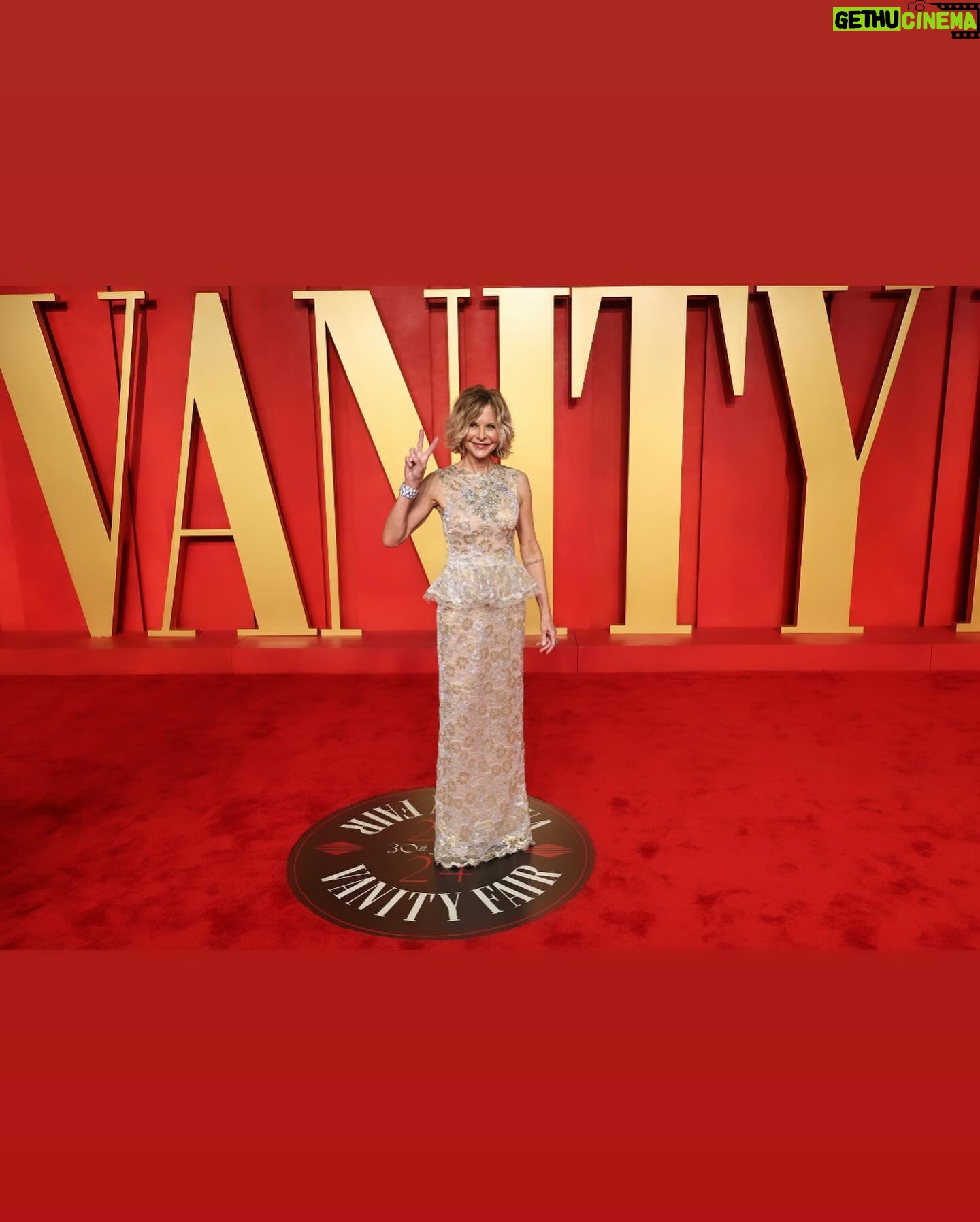 Meg Ryan - 13.3K Likes - LOVE those @rodarte sisters! Such a fun night, thanks @vanityfair