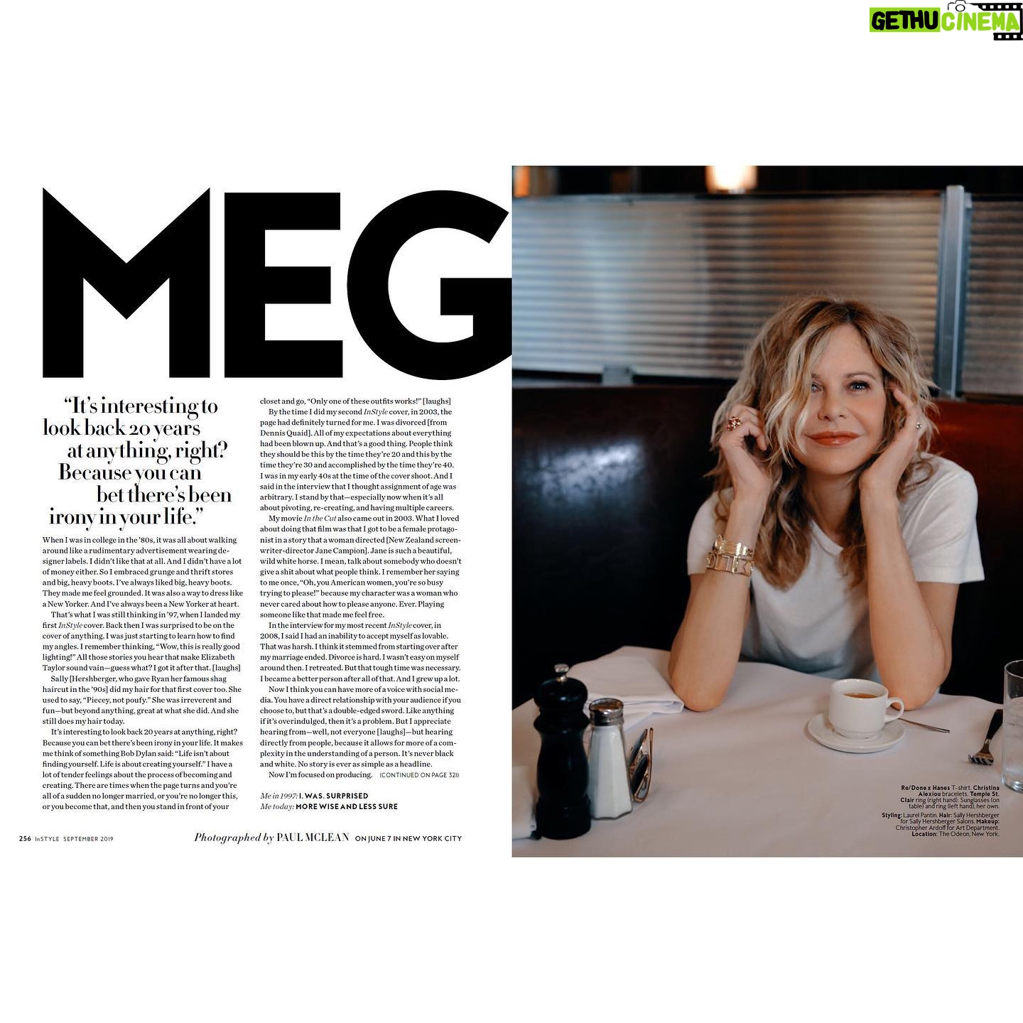Meg Ryan - 19.7K Likes - @instylemagazine 25th Anniversary Issue 💕