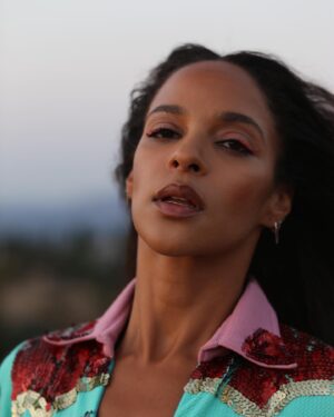 Megalyn Echikunwoke Instagram - All she needed was her trusty steed to ride into the sunset and her @johnmarkcreative ✨