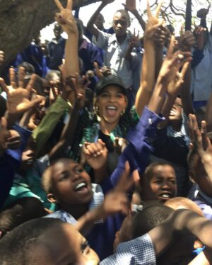 Megalyn Echikunwoke Instagram - This is who I am running the @nycmarathon for. This is your last chance to become my best friend and donate to my fundraising page👆🏾(link in bio) on behalf of these young Maasai women and girls who dont want their clitoris’  mutilated (FGM) and married off at puberty in name of tradition and instead want to get an education and have a seat at the table. This is one of the many things that your donation to @amrefhealthafrica will help ensure!Tomorrow we hit the streets! Dont sleep on me and these beautiful ladies!! 👆🏾👆🏾👆🏾🏃🏾‍♀️🏃🏾‍♀️🏃🏾‍♀️💪🏾💪🏾
ps. Even 5 bucks means a lot! 🙏🏾❤️