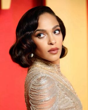 Megalyn Echikunwoke Instagram - Date night dump with birthday queen @oliviawilde! 👸🏼💐 Thank you for having me again @radhikajones. Such a special night. 

Thank you glam fam 💋
@larryjarahsims 
@kathyjeung 
@maisonpriveepr_la 
@hassidrissofficial 
@mejeannecouture 
@adiba.official