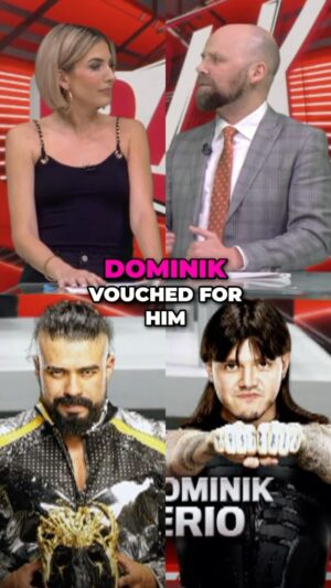 Megan O'Brien Instagram - Still can’t believe Megan cut me off while I was on a roll. All hail Dirty Dominik Mysterio!

#wwe #wrestling #wweraw #rawtalk #dirtydom #dommysterio #samroberts #notsam