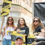 Megan Boone Instagram - Seeing all of your extraordinary faces, sometimes familiar, sometimes an old acquaintance in the crowd, fills my whole heart & soul. I’m really proud to be among you. Sappy, but true, I love the actors on the line. #sagaftra #sagaftrastrong #sagaftrastrike #sagaftramember @sagaftra