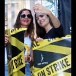 Megan Boone Instagram - Seeing all of your extraordinary faces, sometimes familiar, sometimes an old acquaintance in the crowd, fills my whole heart & soul. I’m really proud to be among you. Sappy, but true, I love the actors on the line. #sagaftra #sagaftrastrong #sagaftrastrike #sagaftramember @sagaftra