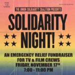 Megan Boone Instagram - The @sagaftra strike is over!! But the UNION STRONG love affair has just begun. JOIN US FOR A NIGHT OF SOLIDARITY / FUN / BONDING (whatever you wanna call it, hot stuff) Entry, food & drinks FREE for IATSE & TEAMSTERS! Friday 11/17 DANCING DRINKS FOOD TRUCKS LIVE PERFORMANCE BY @RAMY YOUSSEF & @ILANA GLAZER AND SPECIAL GUESTS HOSTED BY @BENSTILLER & @JEREMYOHARRIS MUSIC BY DJ @DEDELOVELACE Let’s help our crews as we all celebrate getting back to work. An Emergency Relief Fundraiser for Film & TV Crews benefiting MPTF RSVP for the address and tickets at tuscfundraisernyc.rsvpify.com @tusctogether #UnionStrong #WGAstrike #sagaftrastrong