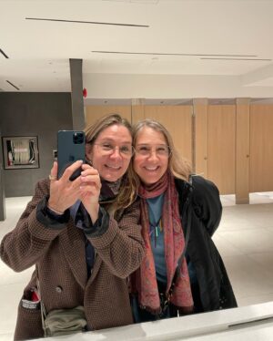 Megan Follows Instagram - When your sister shows up wearing the same glasses…