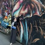Megan Follows Instagram - It’s all about the mushrooms #streetart #mushroom #murals #walking