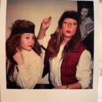 Megan Follows Instagram - Found this Polaroid. Yes an actual #polaroid #tbt to @linda.preston_ and me on the set of Anne in the production of @anne_of_avonleaa getting our grooves on. It was the 80’s #anneshirley #headbands