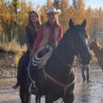 Megan Follows Instagram - My work done for now. Always a pleasure working in Alberta and on @official_heartlandoncbc thanks to all especially during these Covid challenging pandemic times a nod of gratitude to a wonderful hardworking crew who help bring this show to life. Stay safe and be well and let’s all take care of each other. #filmalberta #heartland #agirlandherhorse #guitar @official_heartlandoncbc @the_real_shaunj @amber_marshall_farm #grandpajack #sky #clouds