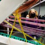 Megan Follows Instagram - my talented cool niece @row.1 this is her art piece, part of an exhibition of UCLA art students The piece is made from oxygen tubing.