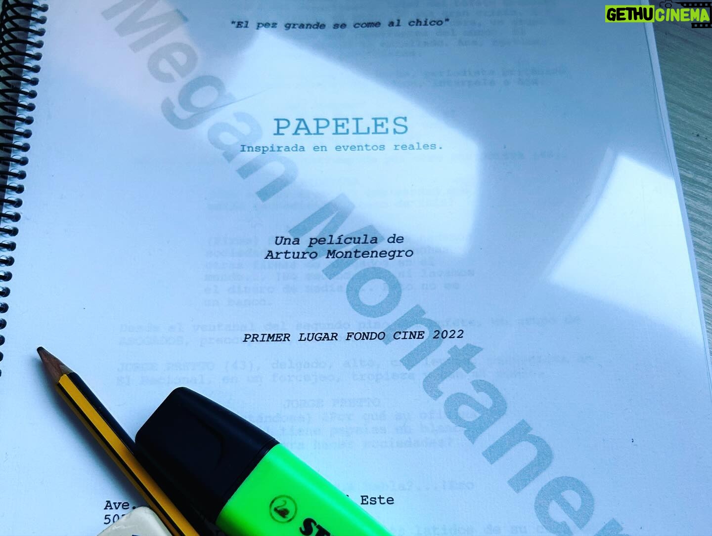 Megan Montaner Instagram - Que poquito queda!⏳ ¡feliz de empezar esta nueva aventura! #newproject #film 🎬@arturomontenegro PAPELES @eternopictures @qfilmspro @criaturacine #papelesfilm