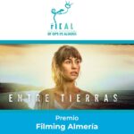 Megan Montaner Instagram - Esta tarde recogeremos el premio @filmingalmeria por @entretierraslaserie. 🏆 🎬El cual reconoce a producciones que siguen utilizando y enalteciendo Almería como escenario cinematográfico. 😍 ¡No podemos estar más felices! Gracias.
