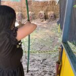 Megan Nicole Instagram – huzzah! first ren faire ✔️

Ate fried food, saw a castle, and used a bow and arrow for the first time (which went about as well as it does in skyrim for me). 
Overall, I’d say today doth slayeth
