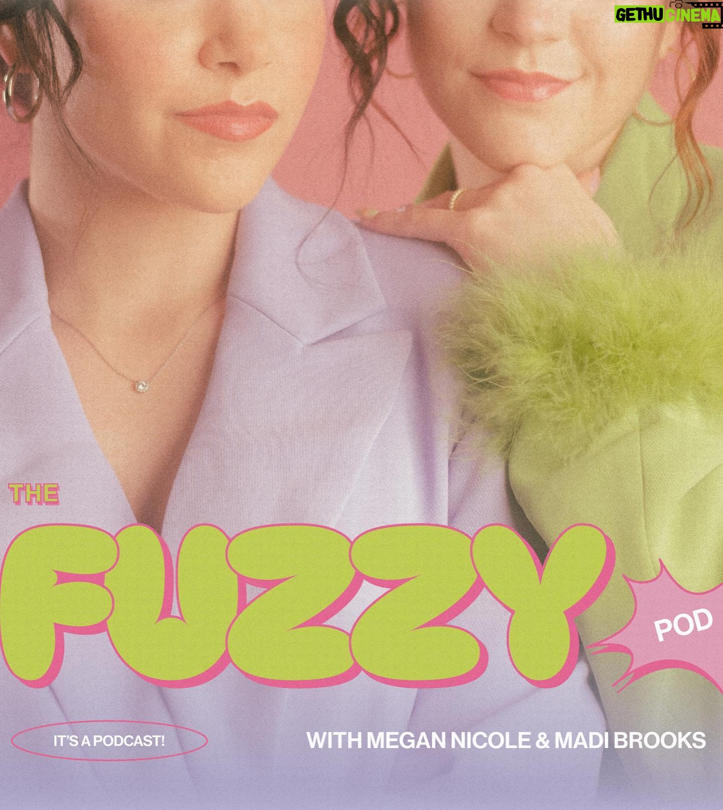 Megan Nicole Instagram - There’s something I’ve been working on the last few months…I started a podcast! Creating @thefuzzypod with my sister/cohost @themadibrooks has been the best part of 2023 so far. Episode one just went out this Friday! We spent the weekend in Austin, TX, listening to panels and getting advice and it has me excited for this journey ahead. I’m really proud of what we’ve been working on and I hope it brings some smiles to you each Friday as we deep dive into the things of our childhood that bring those warm fuzzy feelings. 💜💚Thank you to @thecoopergreen for creating the theme song and making sure our audio was nice and crispy, @tedbro6 for setting up lights, camera, and shooting all the photos, and @thejordanepperson for our awesome logo/cover art. And Madi, I wouldn’t want to do this journey with anyone else. Let’s be honest, it’s a good excuse just for us to talk even more. Go listen to @thefuzzypod streaming everywhere now! Next episode out May 13th💜