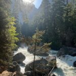Megan Nicole Instagram – This waterfall/rainbow moment deserved a spot on the feed 🩵Yosemite with friends was 10/10