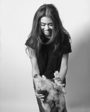 Megan Suri Instagram - Finishing this B&W series with a surprise special guest!