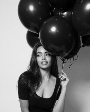 Megan Suri Instagram - 25 & LOVING IT 🖤 
I’ve truly never felt better, wiser, or been kinder to myself. 
Wishing this renewed feeling and energy upon anyone out there feeling otherwise. (To all the girlies… it comes with growing older, so don’t dread it, EMBRACE IT) 🤍 
& I’m so grateful for you all. 
How I’ve gotten this lucky is beyond me. XO