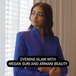 Megan Suri Instagram – @megansuri lives for a hydrating face mask, sexy hair, and of course, her @armanibeauty. Above, the actress shares her pre-glam routine before celebrating the launch of the brand’s Prisma Glass Lip Gloss. 💋